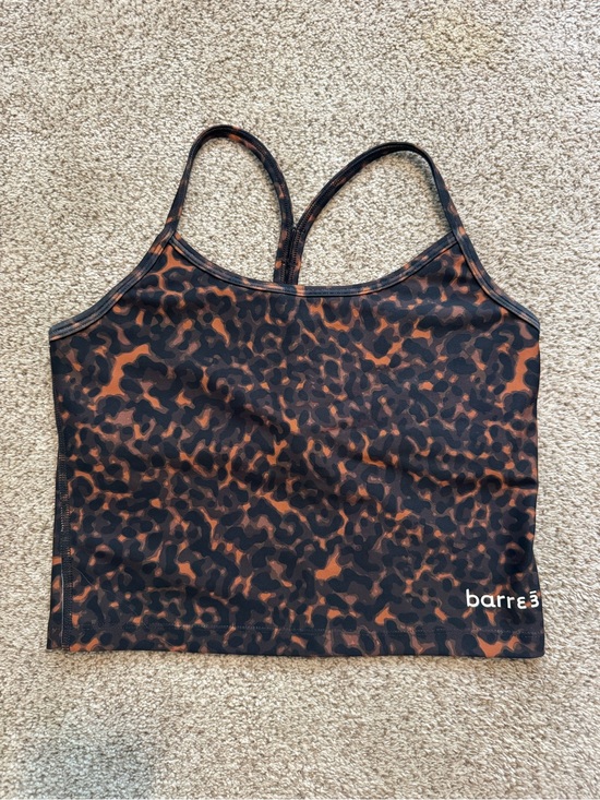 Beyond Yoga Tops - Barre3 x Beyond Yoga Slim Racerback Cropped Tank - Tortoise - S